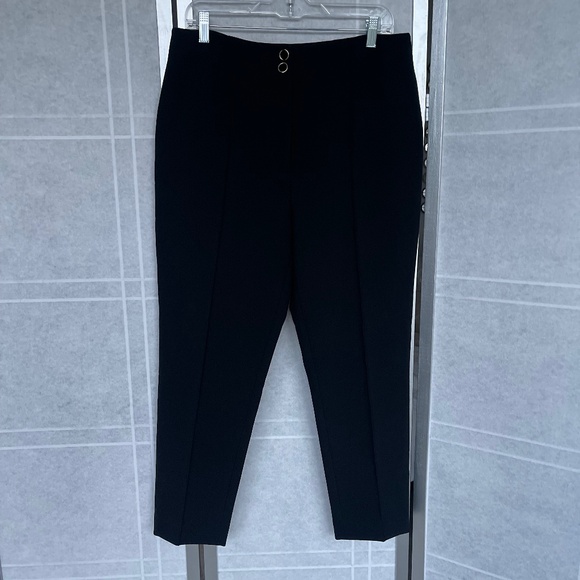 NWT Veronica Beard Black Alton Pants sz 14 - Picture 1 of 10